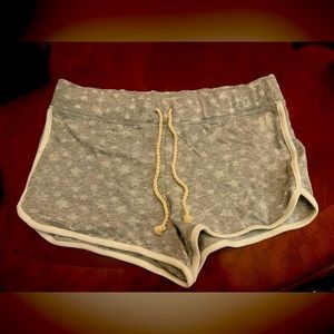 Victoria’s Secret soft grey shorts with stars! Size Medium, NWOT